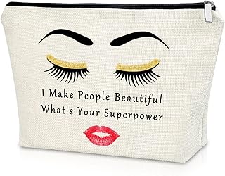 Beautician Gifts Makeup Bag Honeydew Gifts Super Power Gifts Cosmetic Bag Funny Gifts for Friend Birthday Gifts Graduation Gifts Friendship Gifts Christmas Gifts Cosmetic Travel Pouch
