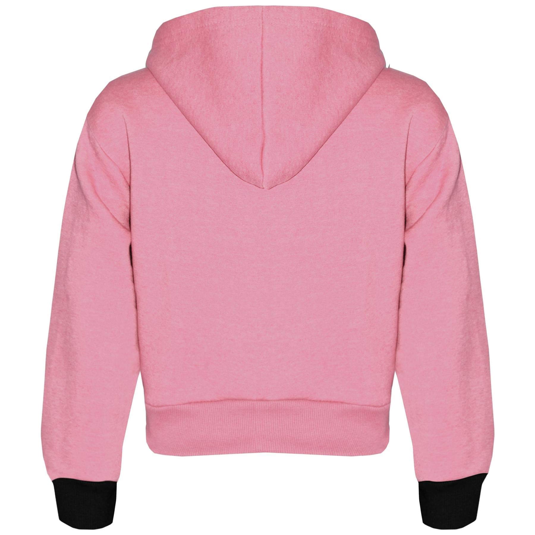 A2Z 4 Kids Kinder Mädchen Trainingsanzug Designers #Floss Drucken Vlies Baby Rosa Vermummt Zuschneiden Oberteil Unterseite Joggen Anzug Jogger Alter 5-13 Jahre