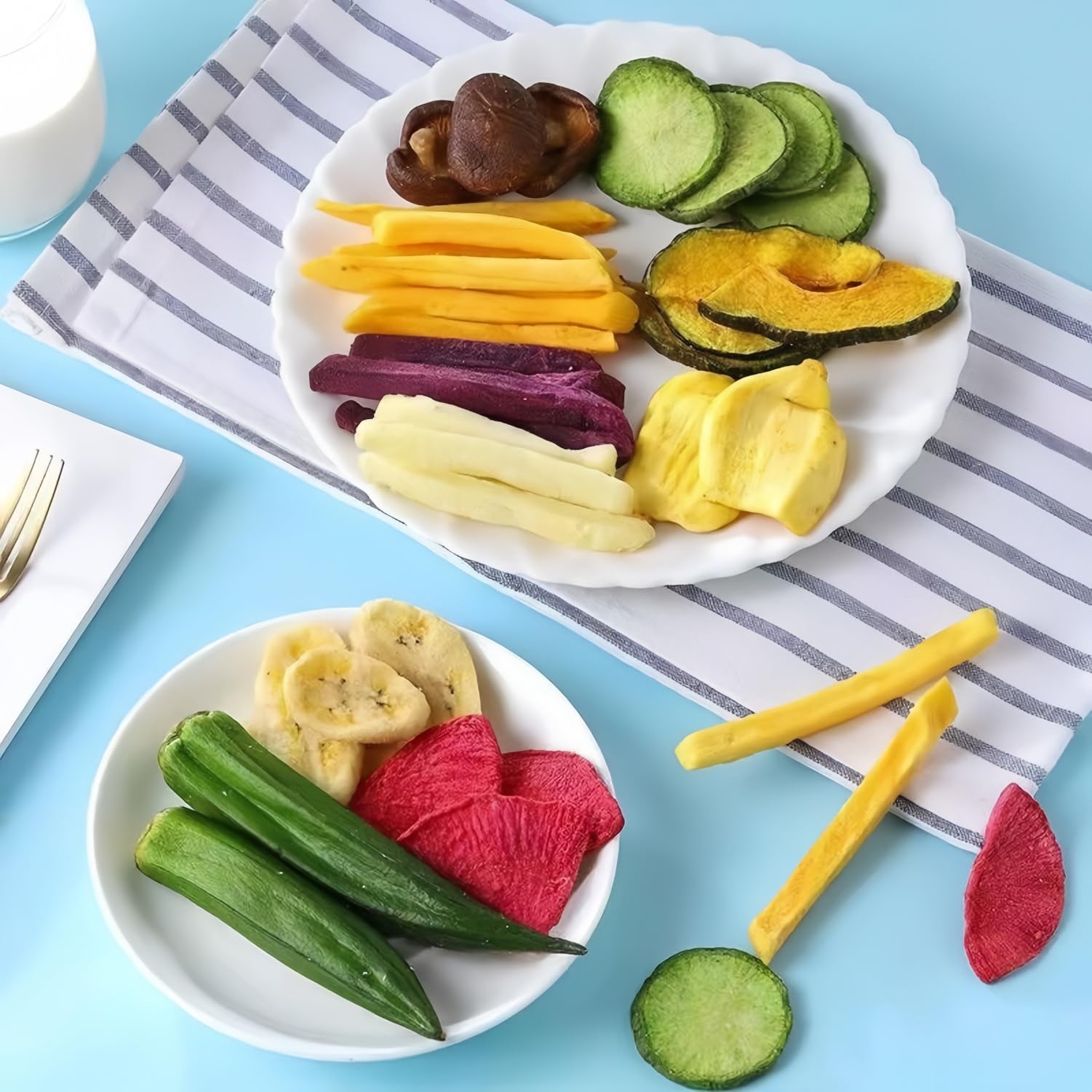 Mckona Crujientes Liofilizados de Fruta y Verdura 300g Snack Saludable