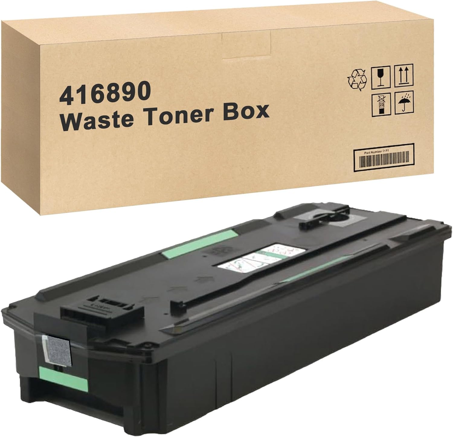 LCL 416890 D2426400 D1496400 Waste Toner Bottle High Capacity 100,000 Pakages Replacement for Ricoh MP C2003 C2004 C2503 C2504 C3003 C3503 C3504 C4503 C4504 C5003 C5503 C6003SP C6004 Printer