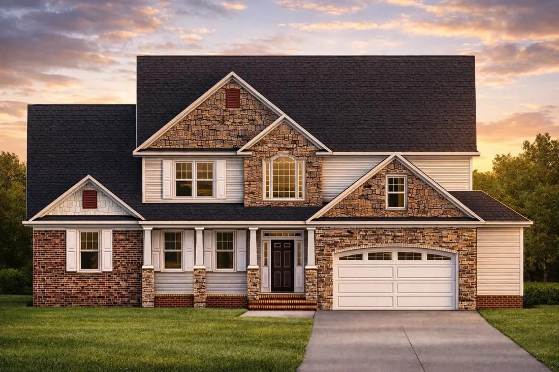 13-1967 HOUSE PLAN - Elegant House Floor Plan - 5 Bedroom CAD Designs & Blueprint