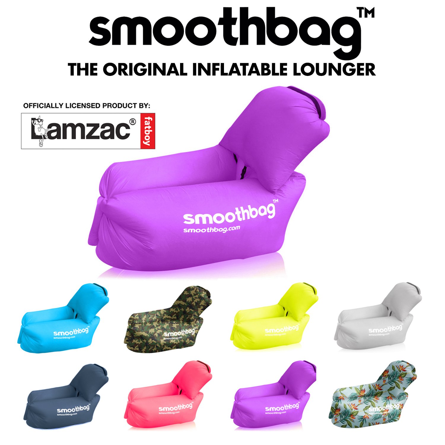 Buy Inflatable Lounger Chair with Detachable Pillow Lazybag Air Lounge