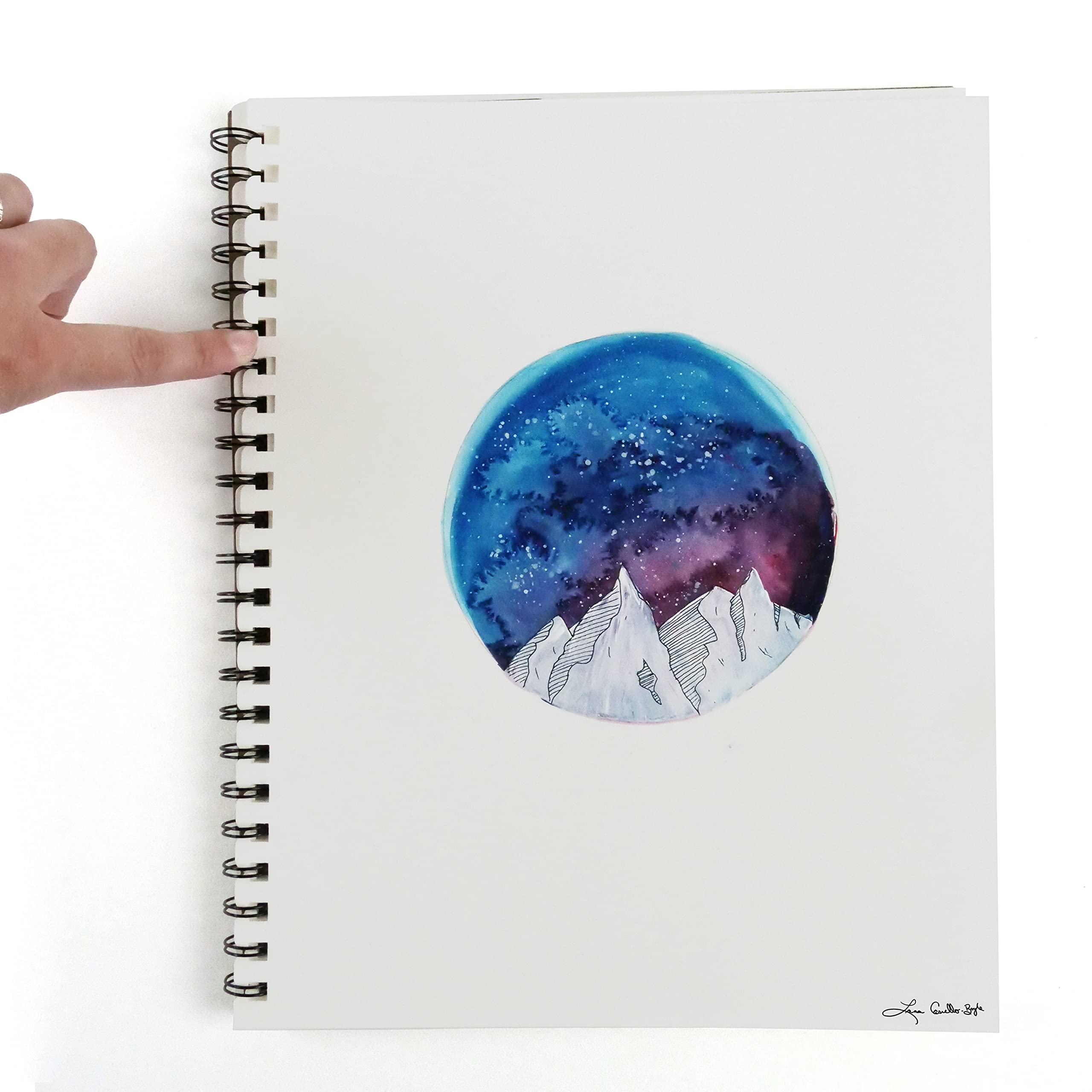 Grumbacher Mixed Media Paper Pad with in & Out Pages, 160 GSM, 7