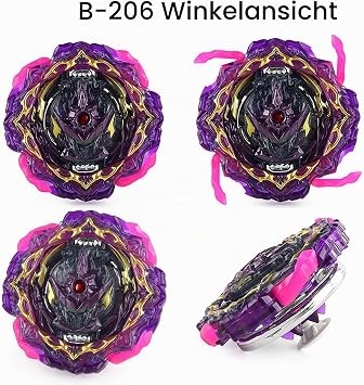 Gyro Starter Set 4D Metal Stadium Battle with Launcher (B-180+206)