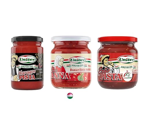 Miniatura 2 de Haragos Pista Angry Steve Pasta de pimentón triturado extra caliente  4 x más caliente que Eros Pista Auténtico húngaro  Tarro de vidrio de 5.29 oz