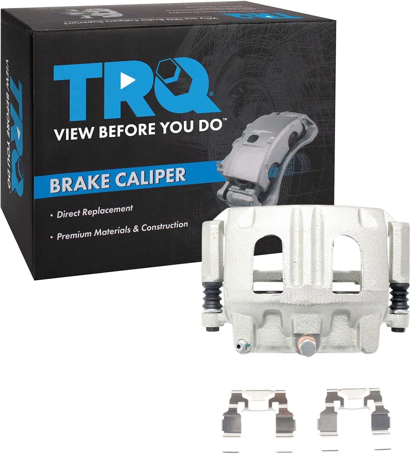 TRQ Front Right Brake Caliper w/Bracket Passenger Side Compatible with 2002-2005 Ford Explorer 2001-2002 Explorer Sport Trac 2003-2011 Ranger 2003-2009 Mazda B4000 Mercury Mountaineer
