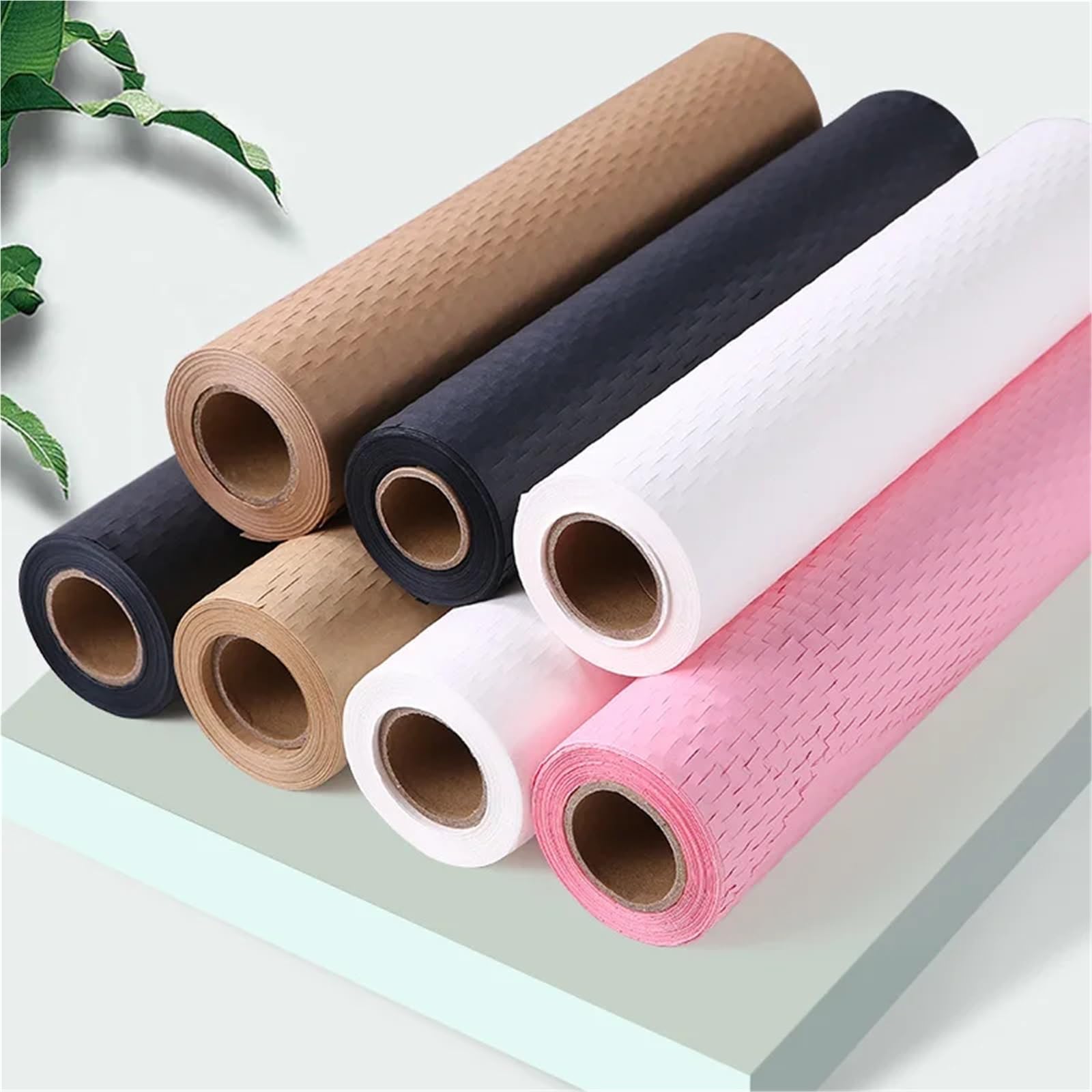 Folia bąbelkowa/papier pakowy, Rolka papieru o strukturze plastra miodu 30cm/38cm x 10-250m do pakowania i prezentów(38cm*250m)