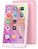 144GB MP3 Players with Bluetooth WiFi, Android 13 OS MP3 MP4 Players with 4" Touchscreen and Speaker, Spotify Music Players with Audible, FM Radio, Amazon Music, Play Store (Pink)
