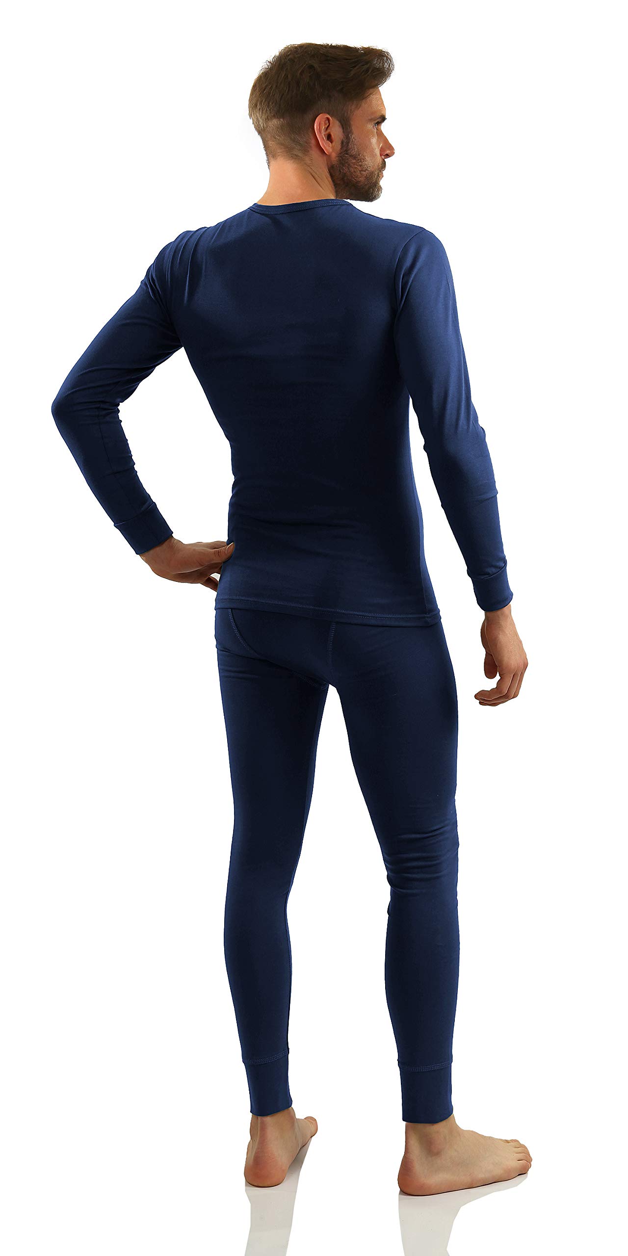 Sesto Senso Conjunto de Ropa Interior Algodón Camiseta y Calzoncillos Largos Hombre
