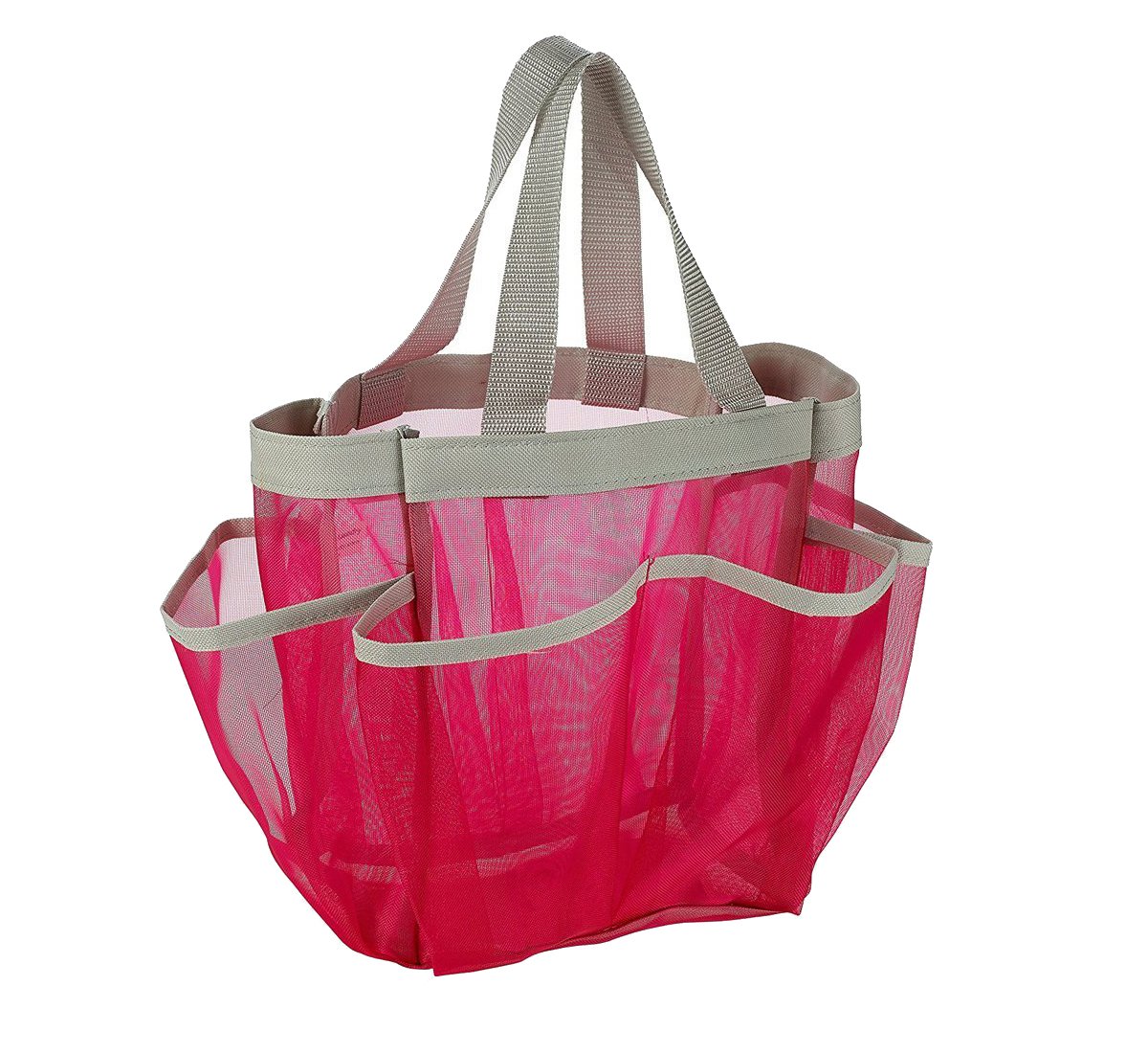 Quick Dry Hanging Shower Caddy with 8 Pockets Portable Bath Toiletry Cosmetics Shampoo Soap Organizer Shower Tote for