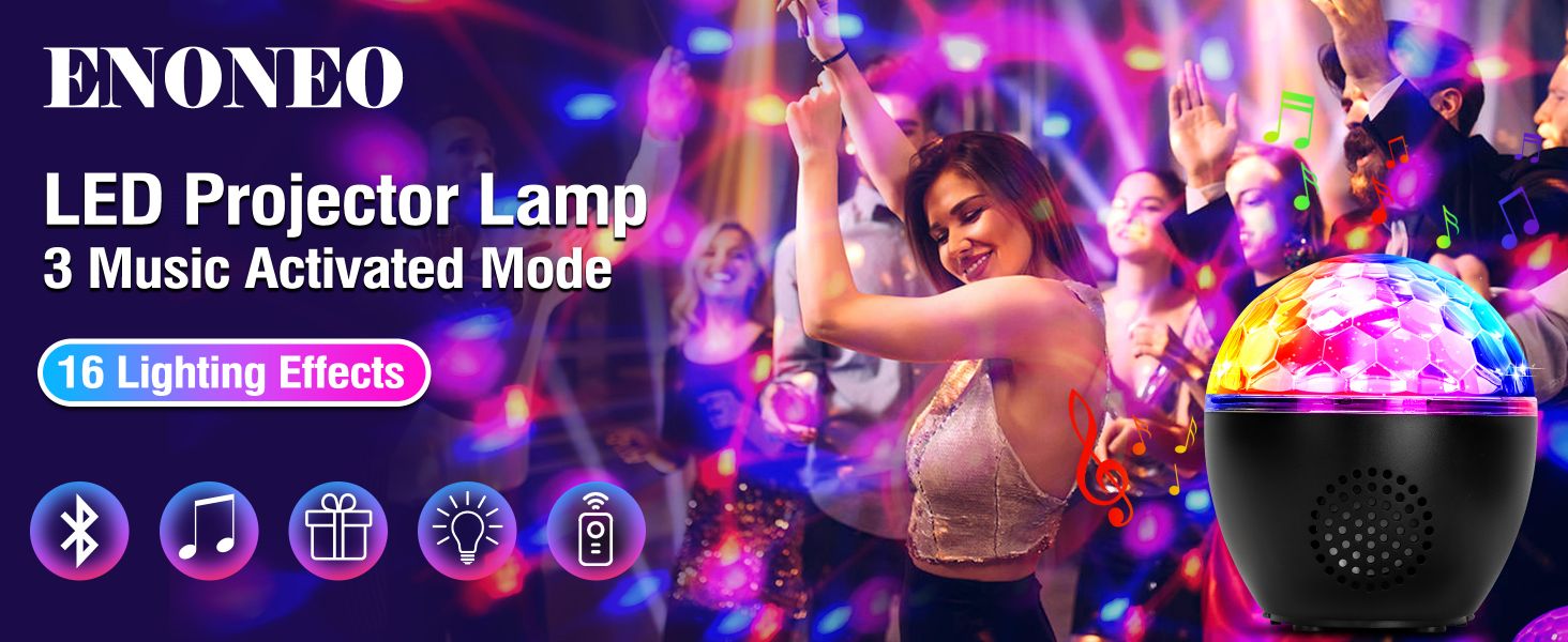 Luci Laser Luce Da Discoteca, Luce Per Feste A Forma Di Dirigibile, 192 Luci Discoteca A Ritmo Di Musica