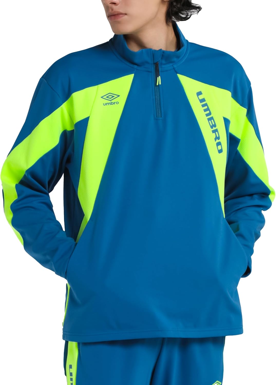 Amazon | 【THE THIRD by UMBRO】ウォームアップハーフジップトップ