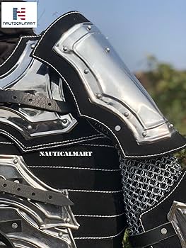 Amazon.co.jp: NauticalMart ファフニ ル鎖鎧セット ブラック レザ
