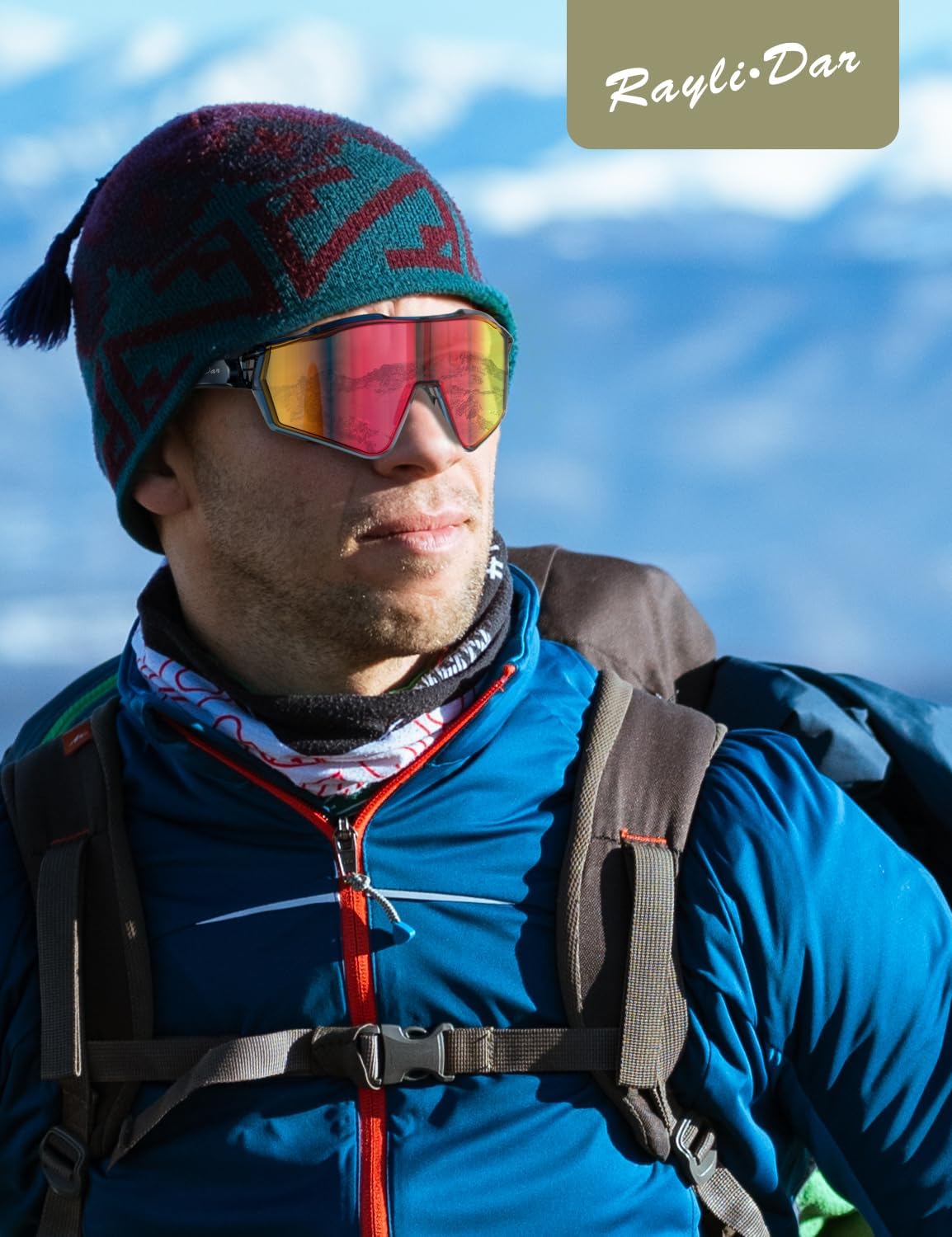 Rayli.Dar Polarized Sports Sunglasses for Men & Women UV400 TAC HD Lenses, Ultra Light TR90 Frame, Cycling Driving Glasses - Image 7