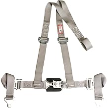 RJS Racing Equipment NON-SFI L&L HARNESS 2 PULL DOWN Lap Belt BOLT SEWN IN 2 S.H. Y FLOOR Mount WRAP/BOLT YELLOW