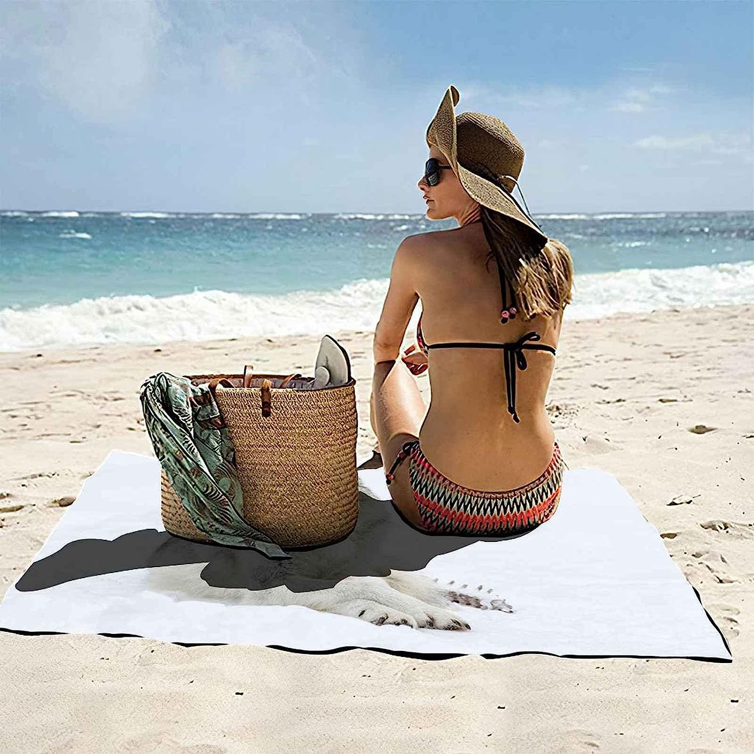 Delle Nevi Animale 3D Stampa Asciugamano Spiaggia Ad Asciugatura Rapida Senza Sabbia Ad Assorbimento Leggero In Microfibra Asciugamano Campeggio Viaggio Per Piscina Da Picnic 200 X 200-8W9S/W7S