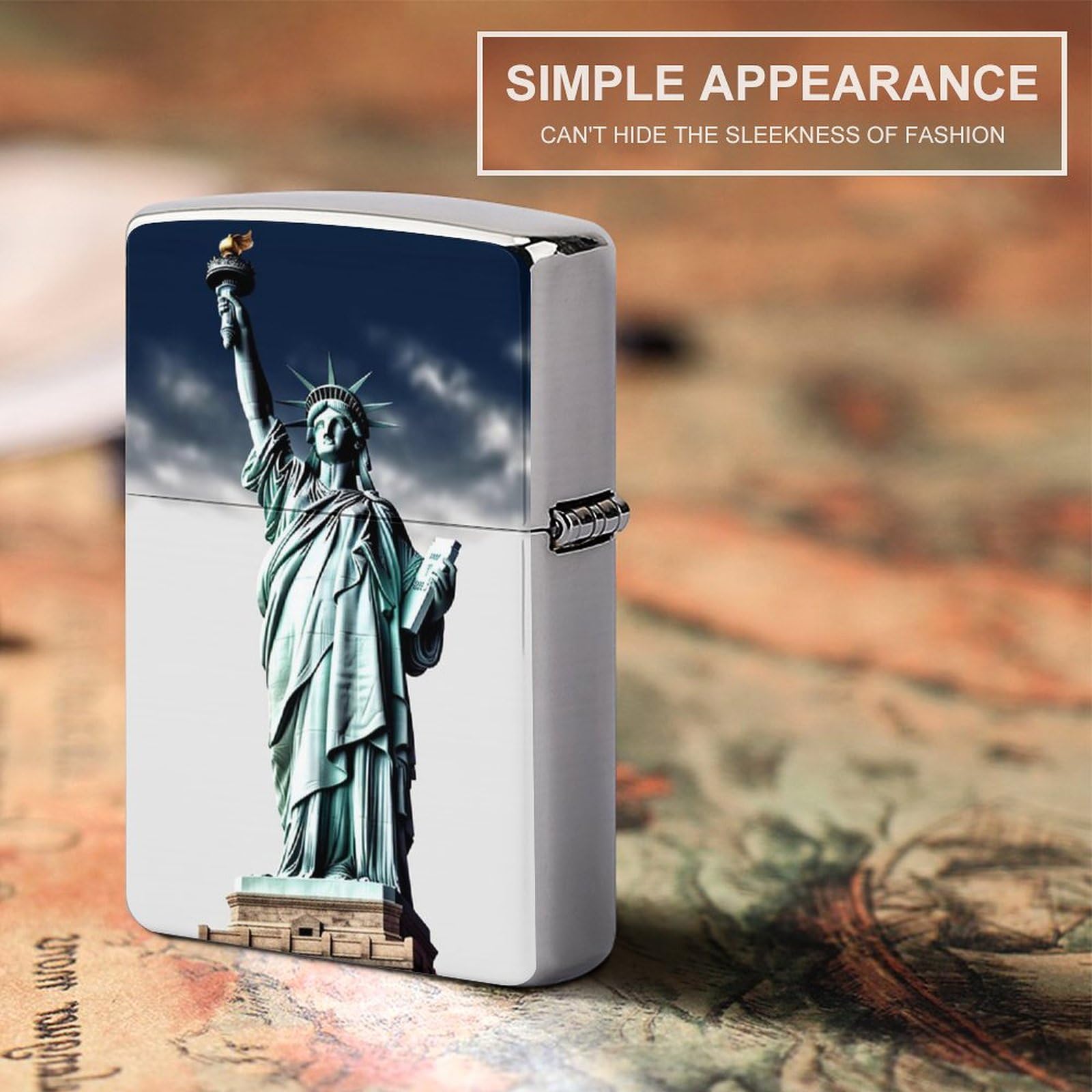 statue of liberty cigarette lighter Amazon.com: Statue of Liberty Lighter Case Double-Sided Graffiti Lighter  Holder