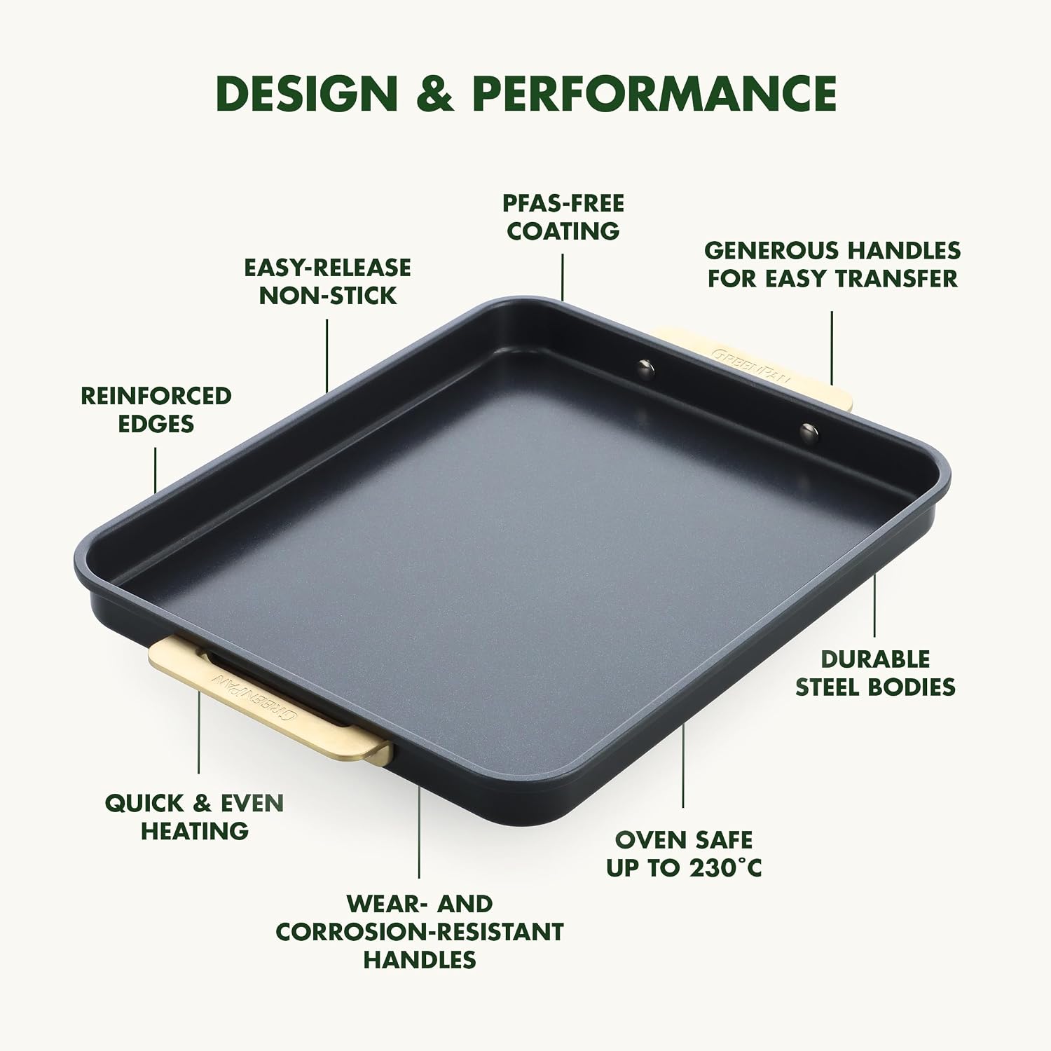 GP-PADRES CC010217-001 WSilPol Black AluSteel WBlack Cer, 6 Pieces Set