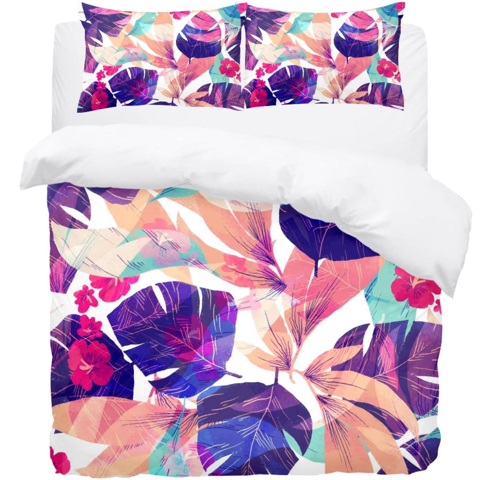 Housse de couette fleurs colorées pour créer un cocon printanier