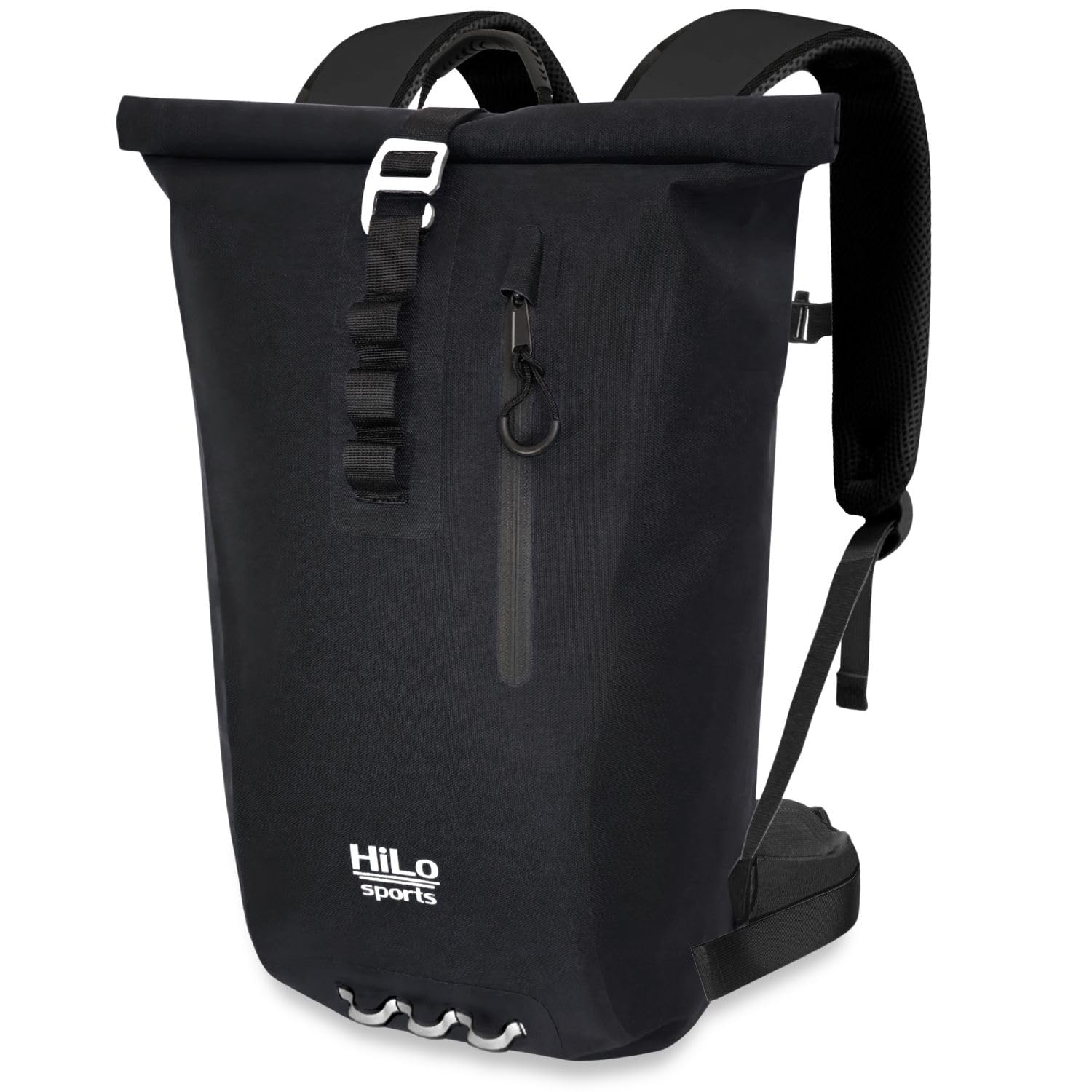 HiLo sports 25 Liter Rolltop Rucksack wasserdicht - Urban 25 Kurierrucksack - Rucksack für Damen und Herren - Für Büro, Arbeit, Freizeit & Fahrrad