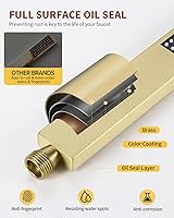 Vista 6 de Fransiton Juego de grifo de ducha con cabezal de ducha de 10 pulgadas, cabezal de ducha de lluvia y juego de mango de una sola manija, sistema