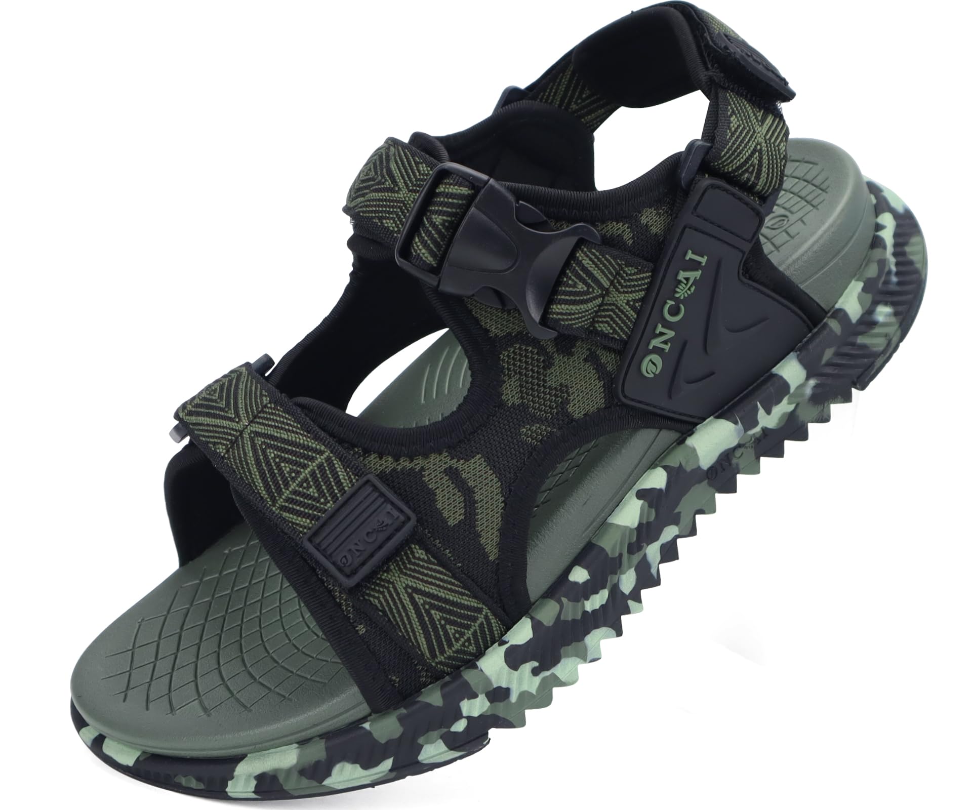ONCAI Damen Hausschuhe mit Memory Foam Waffel Oberteil Winte