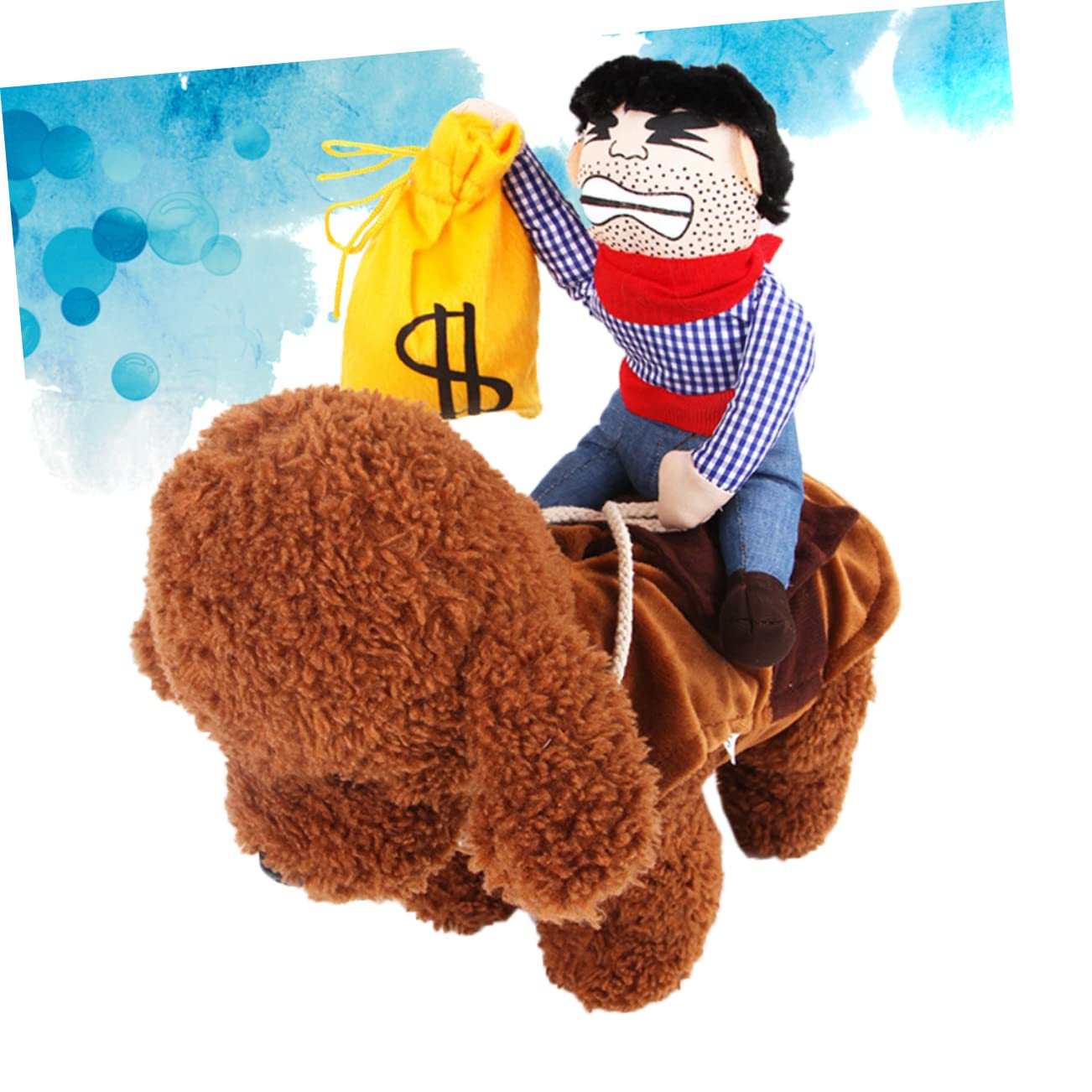 POPETPOP 3 Pz vestito per cani costume natalizio per cani abbigliamento vestiti vestito per animali domestici costume divertente per animale domestico il cane piccolo cane
