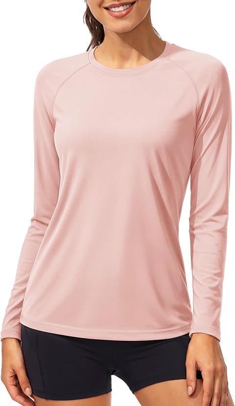 TACVASEN Womens Long Sleeve Tops UV Sun Protection Shirt UPF 50+ Outdoor Performance T-Shirt