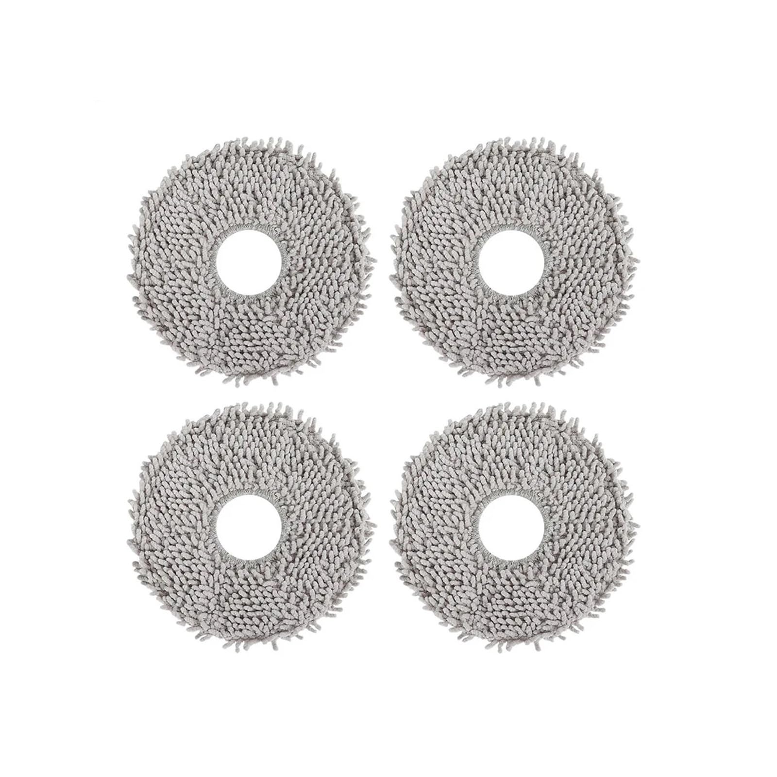 VIXWDRUTY Compatible For Xiaomi，All-in-One B101CN Mop Cloth Robot Vacuum，Compatible For Dreame，L10s Ultra S10 S10 Pro X10 Mop Pads Holder Accessories(4pcs mop pad)