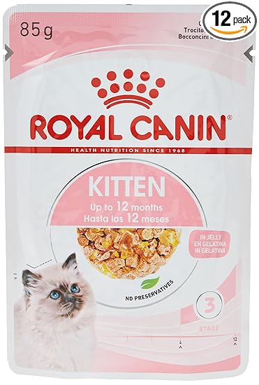 DynamicSales (India) Royal Canin Kitten Instinctive Cat Food (Jelly), 85 g - Pack of 12