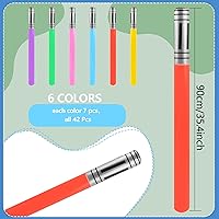 Vista 2 de 42 piezas de sables de luz inflables, espada, sables de luz inflables para niños, suministros de fiesta de cumpleaños con temática de estrellas