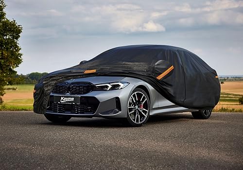 Miniatura 21 de Kayme - Cubierta de 7 capas para camioneta, resistente e impermeable para todo tipo de clima, para el aire libre, protección contra la lluvia, sol