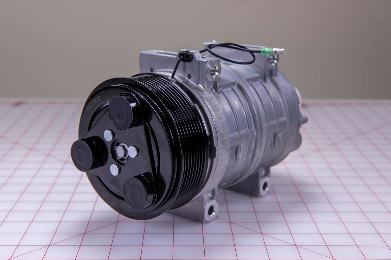 Valeo TM 16 A/C Compressor – Ear Mount, PV8 Clutch, 120mm Pad Mount Ports – PN: 11127199A