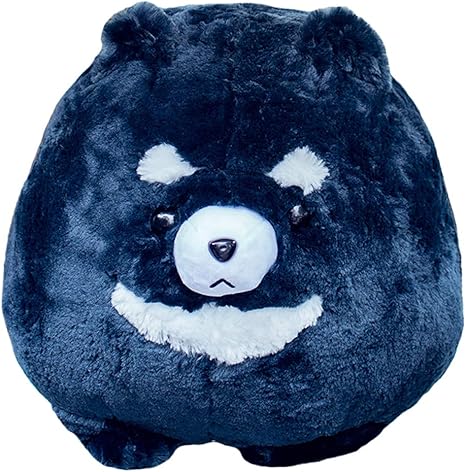 Amazon ヴェノダ 柴犬 ぬいぐるみ 丸い いぬ おもちゃ 黒柴 コロコロ ふわふわ 癒し かわいい 部屋飾り 贈り物 30cm ぬいぐるみ おもちゃ