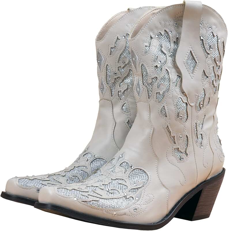 glitter cowgirl boots