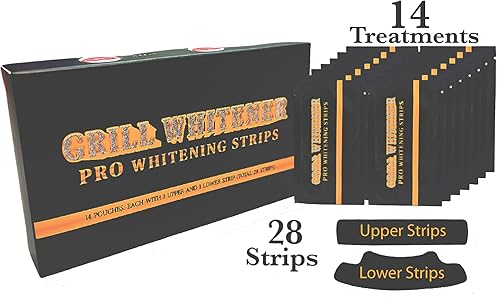 Miniatura 2 de Grill Whitener Pro - Tiras blanqueadoras profesionales y esmaltadas, 28 tiras (tratamiento de 14 días)