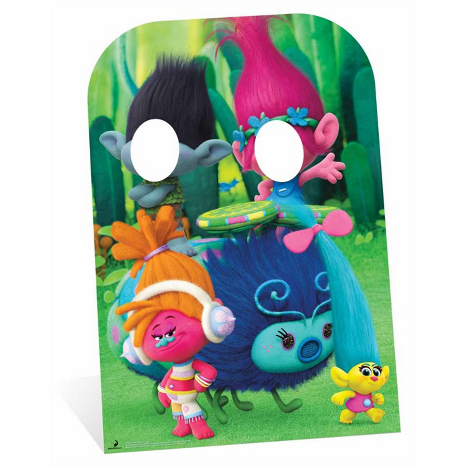 STARL CUT OUTS "Can't Stop the Feeling Left" Trolls Stand-In, Multi-Colour,136 x 94 x 136 cm