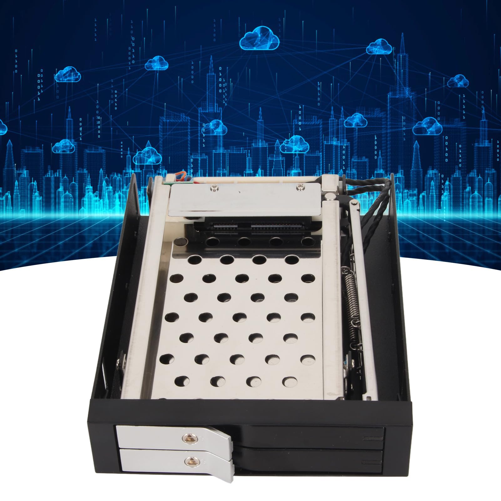 Bandeja SSD HDD , Soporte de Montaje de Disco Duro de Intercambio en Caliente de 6 Gbps, Seguridad de Datos Flexible para SSD HDD de 2,5"