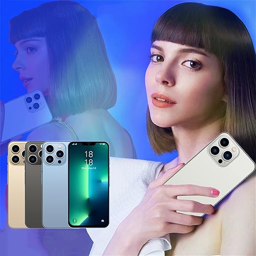 Qiopertar Cellphones Mobile Phones I13 Pro Max Smart Phones 1+8GB Smartphones 6.3 Inch Face ID Adnroid 6.0 HD Full Screen Mobile Phone Long Battery Life