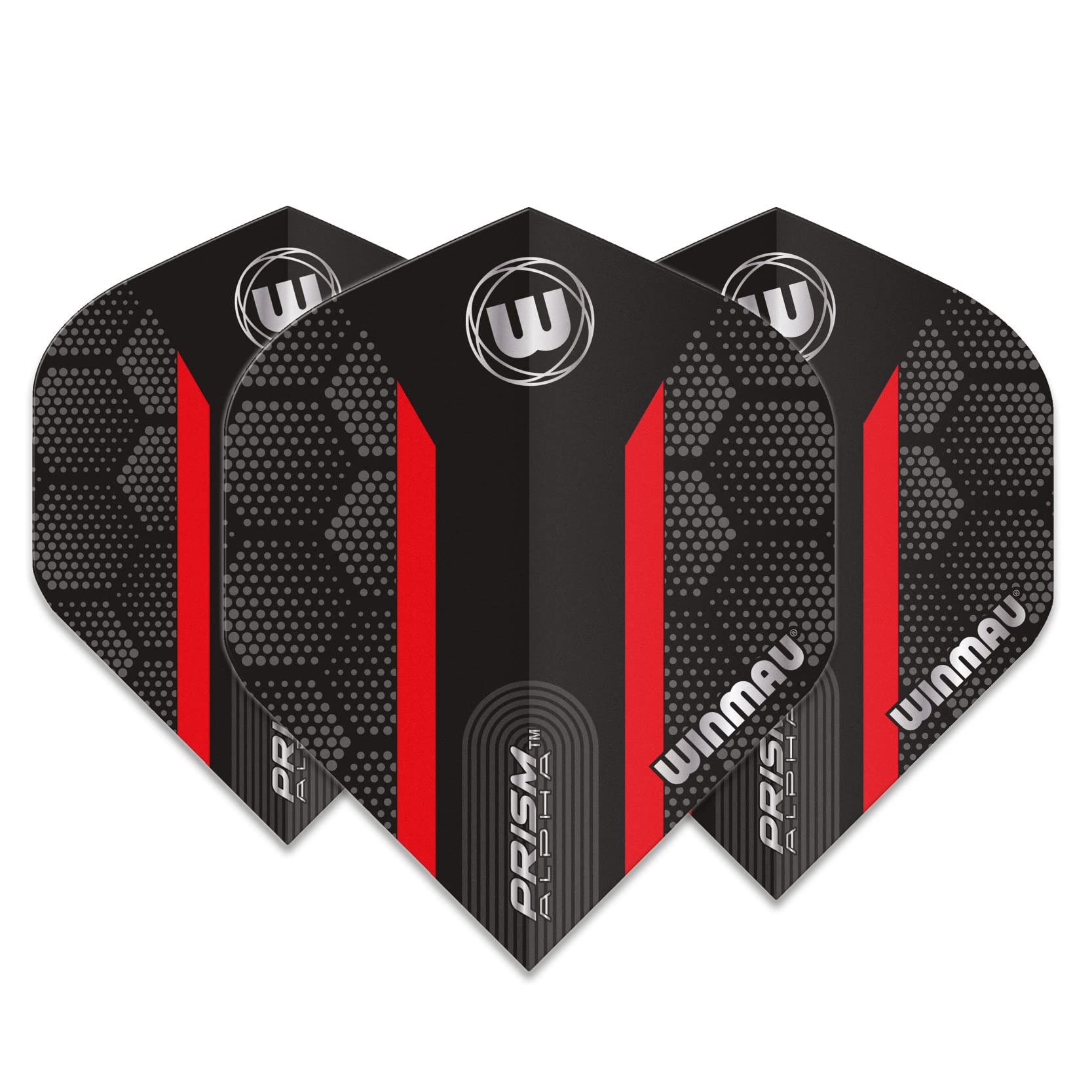 Ailettes De Fléchettes Prism Alpha Noir, Turquoise Et Rouge