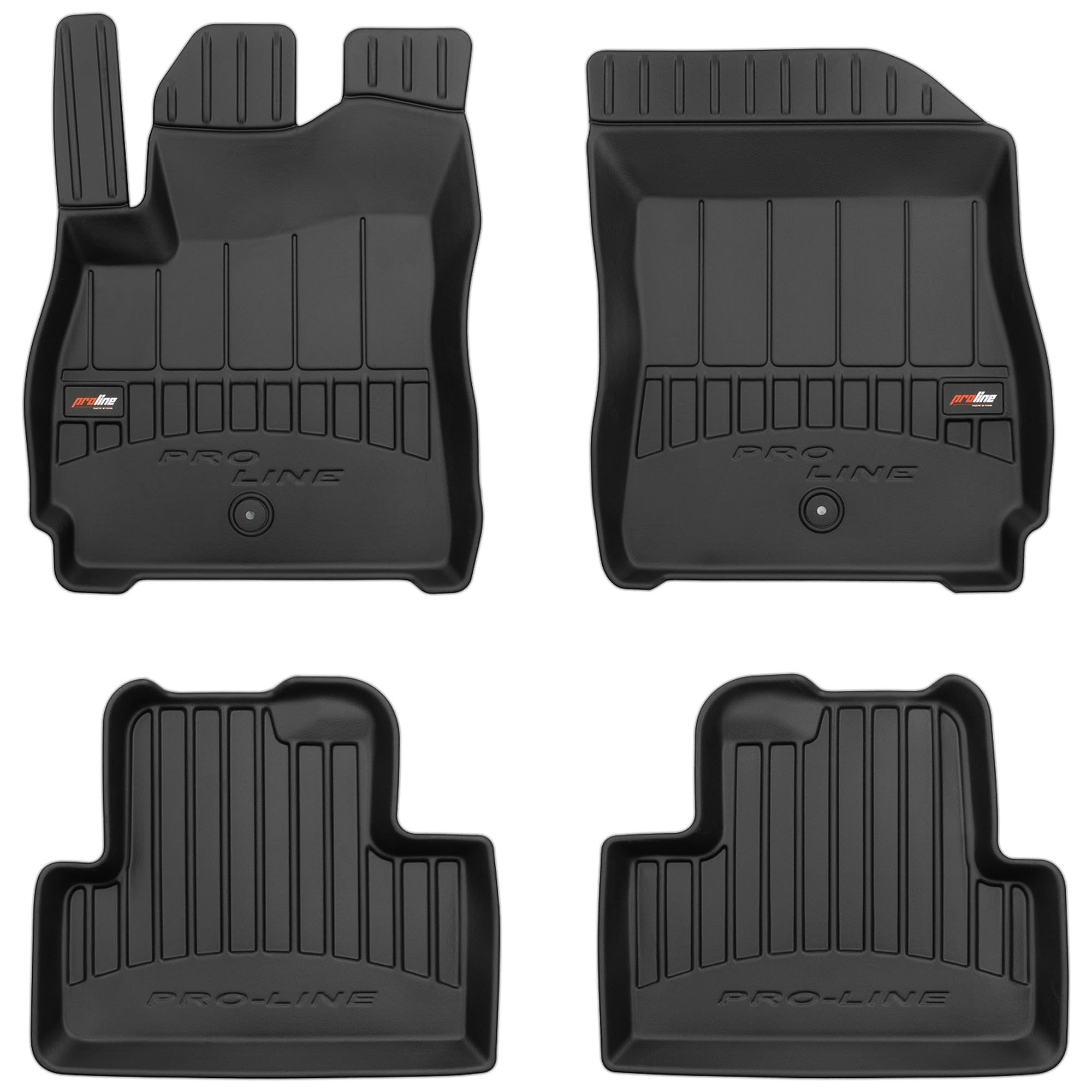 SMK Tappetini auto gomma per Chevrolet Orlando I 2010-2018 Sperimentate un nuovo standard di viaggio con i tappeto gomma antiscivolo per auto - tappeto gommato multistagionali per tutte le condizioni