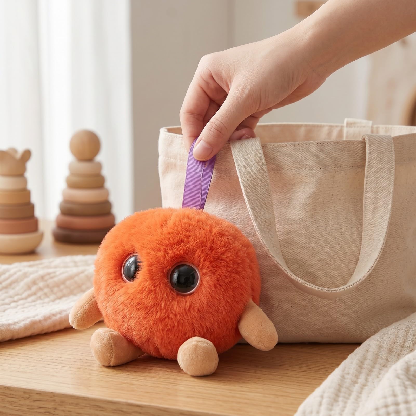 Yosoo Health Gear Juguete de Peluche Inteligente con Ojos Emocionales, Compañero Interactivo de Peluche con IA, USB C, Chat de Voz en 66 Idiomas, Tutoría, Narración de Cuentos para Niños y Familias
