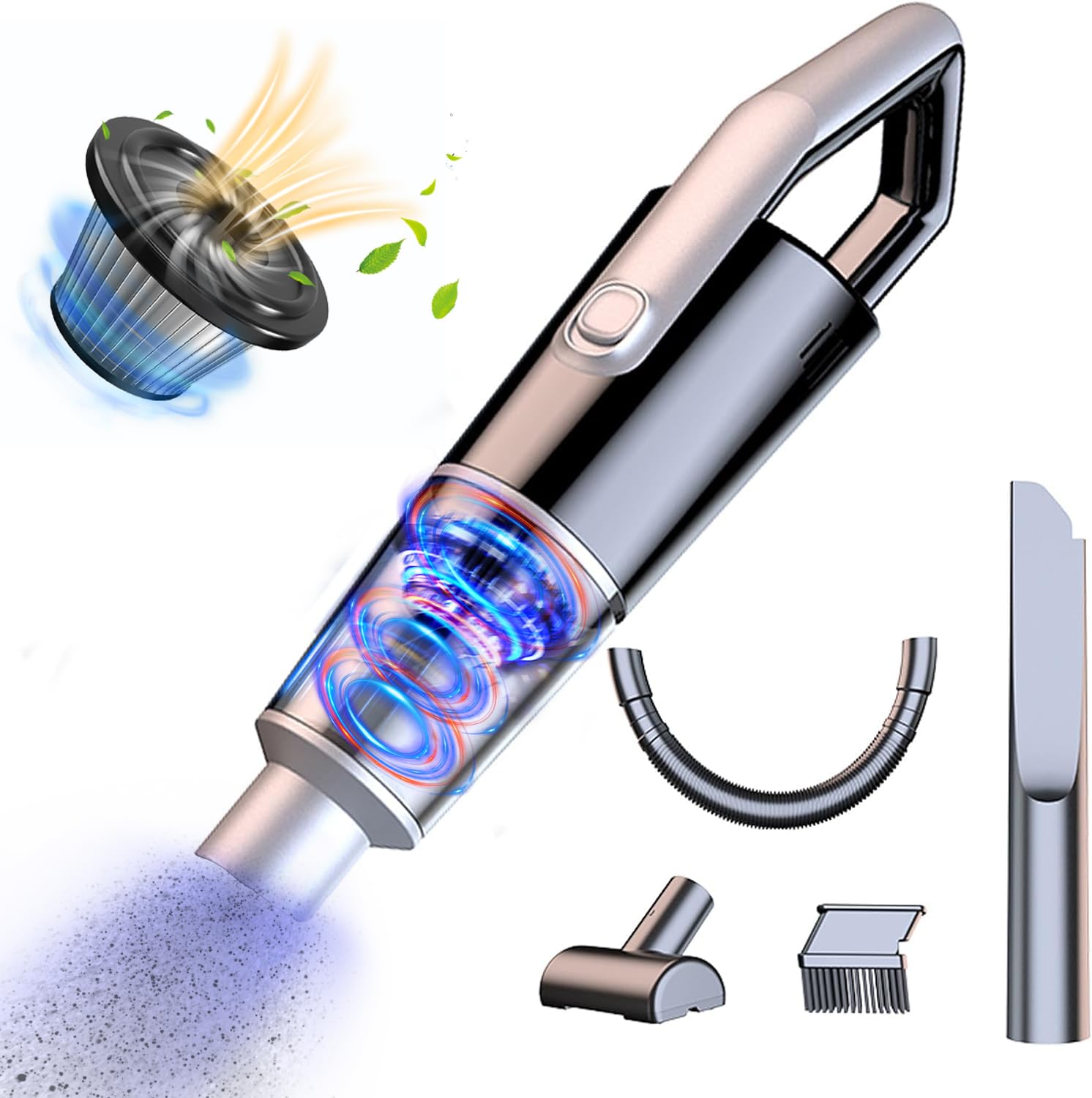 16000Pa Suction Vacuum BEDAIL 5-in-1 Cordless Car Vacuum Cleaner, 16000Pa High Power, Type-C, Multi-Nozzles, Handheld For Car Home Pet Car Cleaning 16000Pa Suction Vacuum BEDAIL 5-in-1 Cordless Car Vacuum Cleaner, 16000Pa High Power, Type-C, Multi-Nozzles, Handheld For Car Home Pet Car Cleaning
