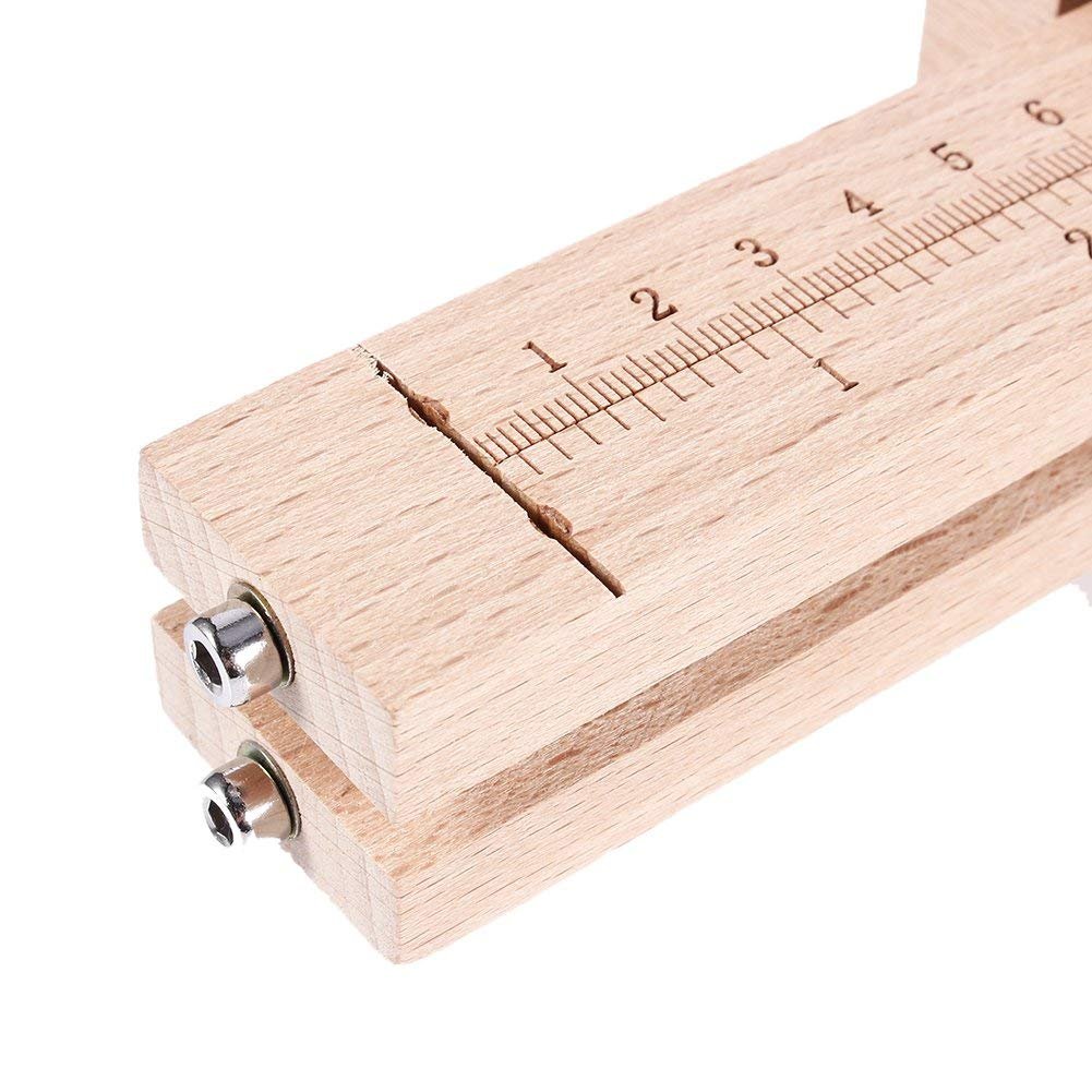Cortador de madera cinturón de piel ajustable Hand Cutting Craft Tool Fai Da Te con 5 aspas