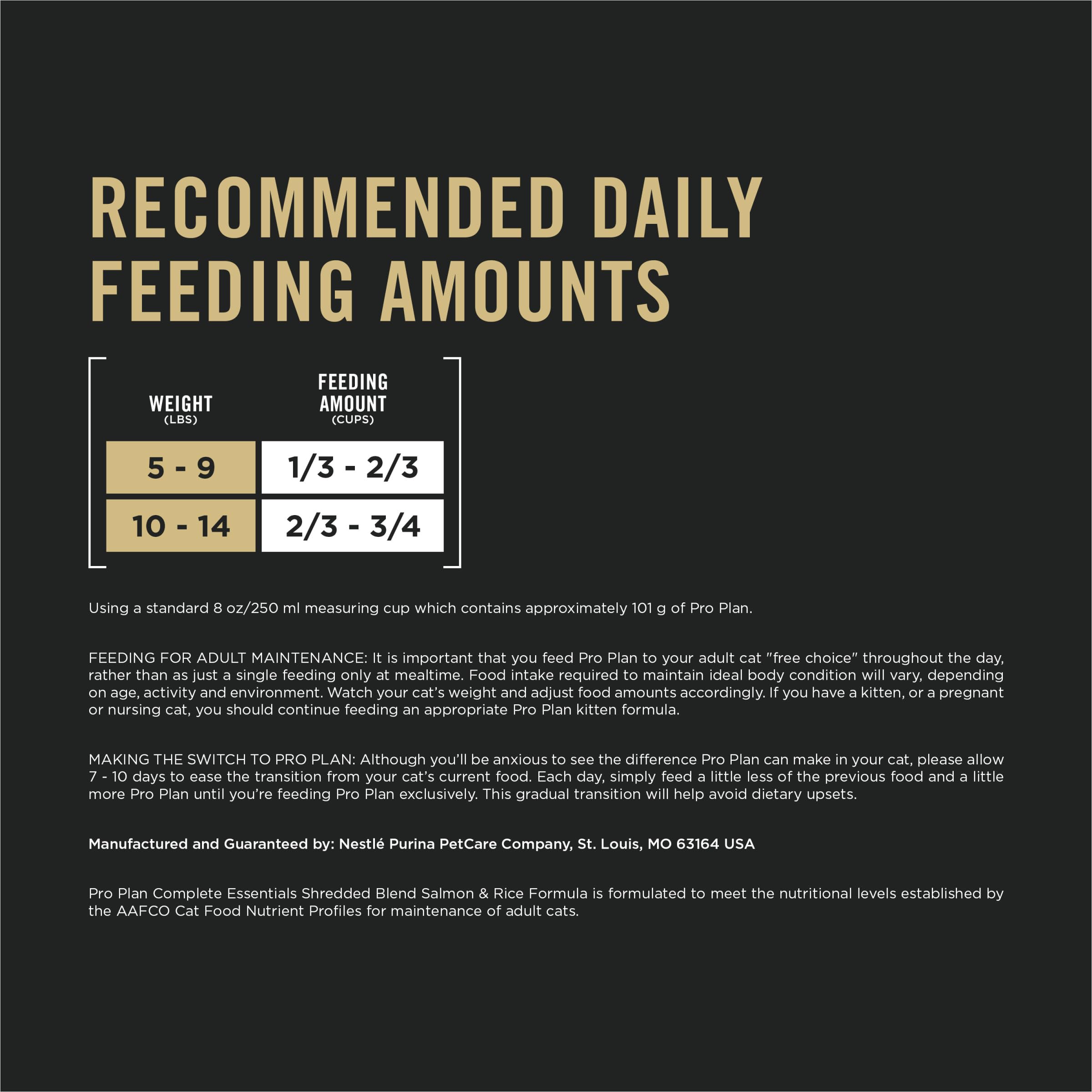 Purina Pro Plan Complete Essentials Dry Cat Food — Salmon & Rice, 14 lb — alternate product view 4