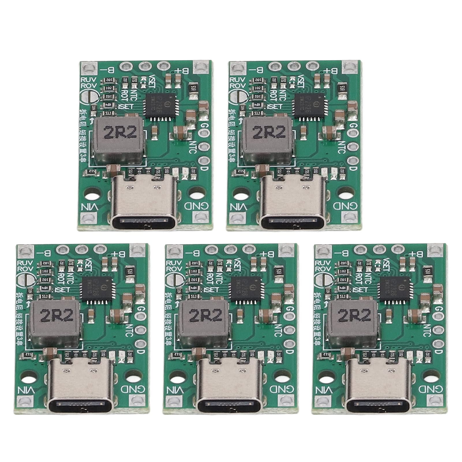Battery Step Up Module, 5PCS Battery Boost Module 2‑3S Battery Step Up Board Charging Boost Module, Conditional Access Modules
