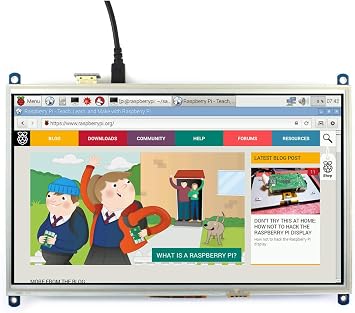 waveshare 10.1inch Resistive Touch Screen LCD HDMI IPS Display Compatible with Raspberry Pi 4B / 3B+ / 3A+ / 3B / 2B / 1B+ / 1A+ / Zero 2 W/Zero W/Zero and PC 1024600 Resolution
