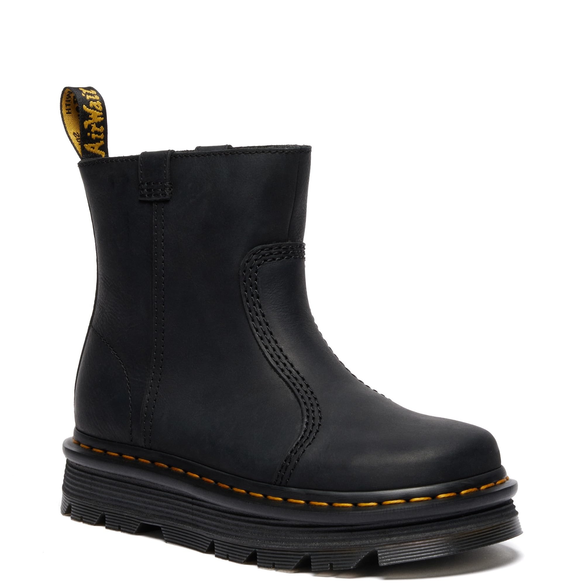 Dr. Martens Zebzag Rigger Black Wyoming PlatformUomo