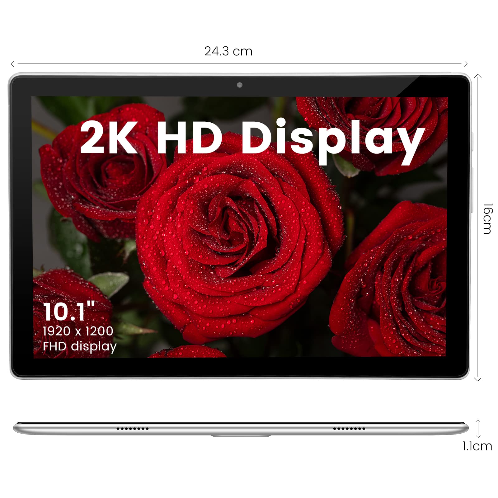 Azeyou Android 14 Tablet Mit 10,1", Octa-Core  Produktbild-Vorschau 6