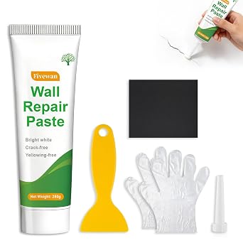 Drywall Repair Kit, Wall Patch Repair Kit, Wall Mending Agent with Scraper, Simple Filling of Wall Holes&Efficient Crack Repair